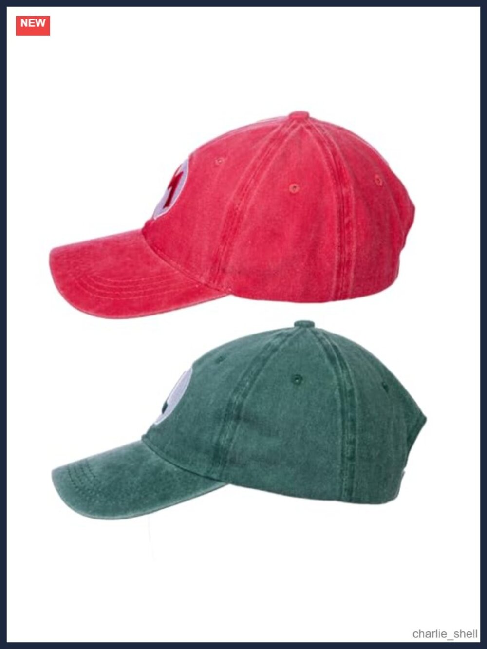 Vintage Washed Baseball Cap Adult Adjustable Costume Hat with Mustache Keychain